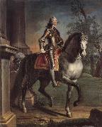 Joseph Highmore Equestrian portrait of King George II USA oil painting artist